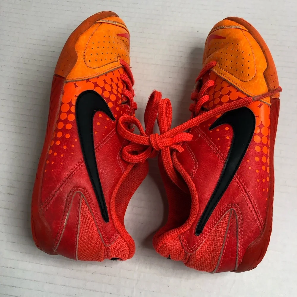 Nike Shoes 1.5Y Jr Solar Red & Orange Youth Soccer 415129-608